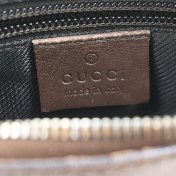 GUCCI Logo GG Pattern Crossbody Shoulder Bag Canvas Leather Brown SHW 02CA568GUC - Picture 2 of 9